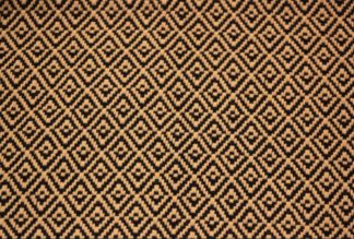 Donkerblauw en creme Braziliaans tapijt (142x45)