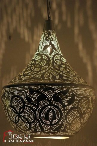 Hanglamp Nahlaa zilver met Original patroon (L)
