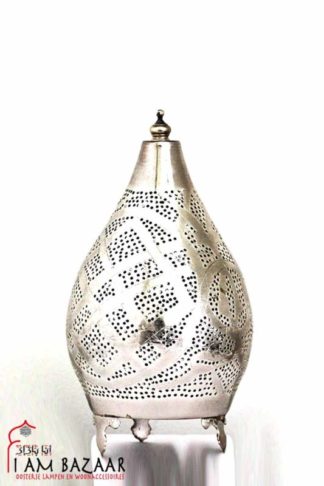 Artwork tafellamp Naaumi zilver (S)