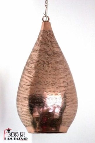Filigrain hanglamp Yasmine in rode koper kleur